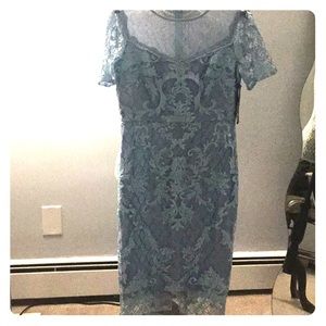 Embellished sheath dress